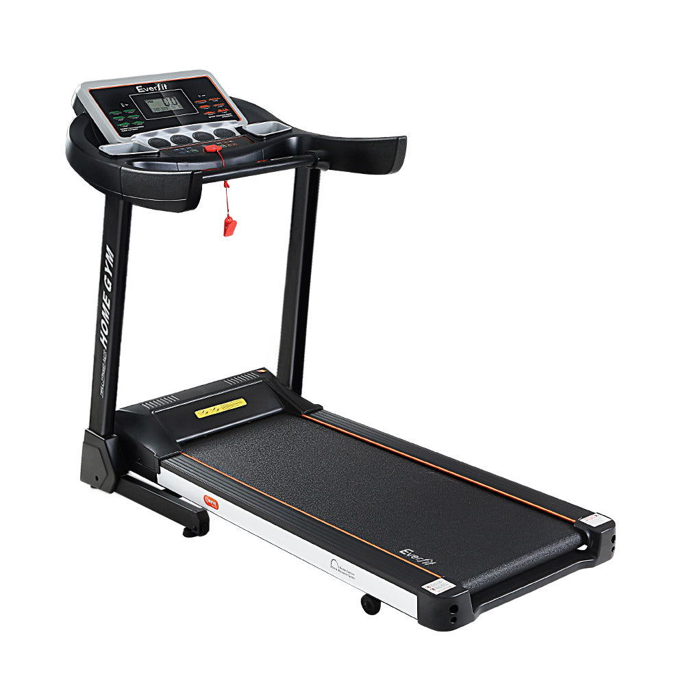 Everfit Electric Treadmill 45cm Incline Running Home Gym Fitness Machine Black-Sports &amp; Fitness &gt; Fitness Accessories-PEROZ Accessories