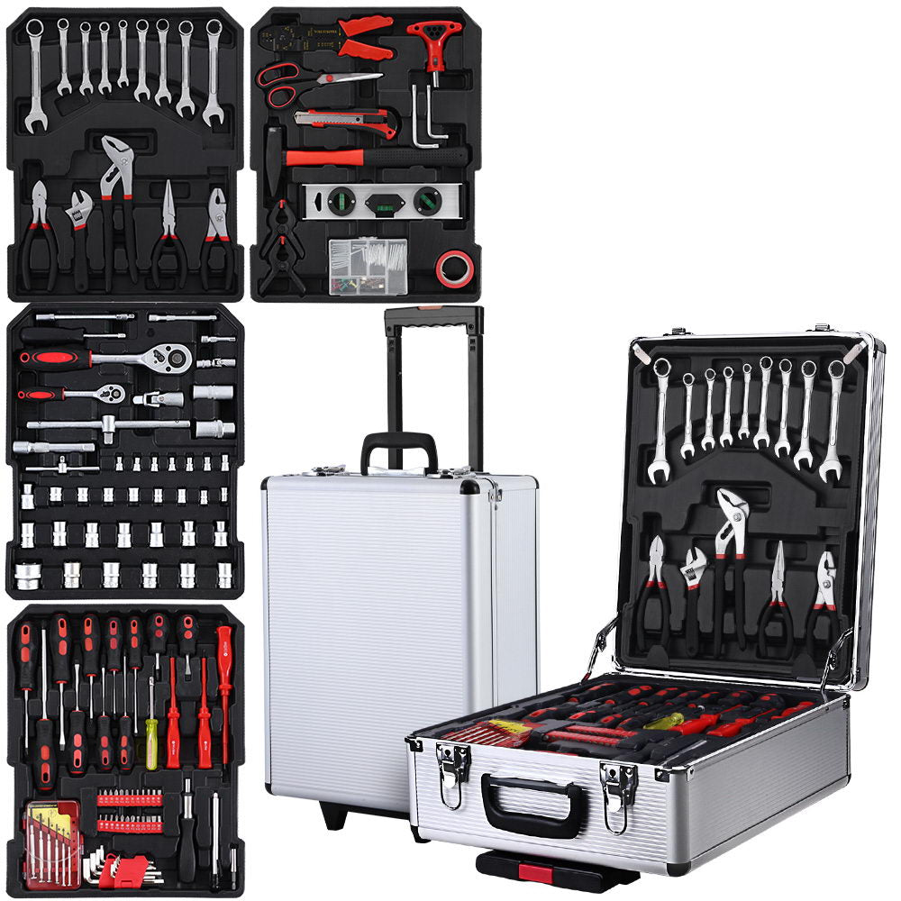 786pcs Tool Kit Trolley Case Mechanics Box Toolbox Portable DIY Set SL-Tools &gt; Tools Storage-PEROZ Accessories
