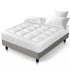 Giselle Queen Mattress Topper Bamboo Fibre Pillowtop Protector-Home & Garden > Bedding-PEROZ Accessories