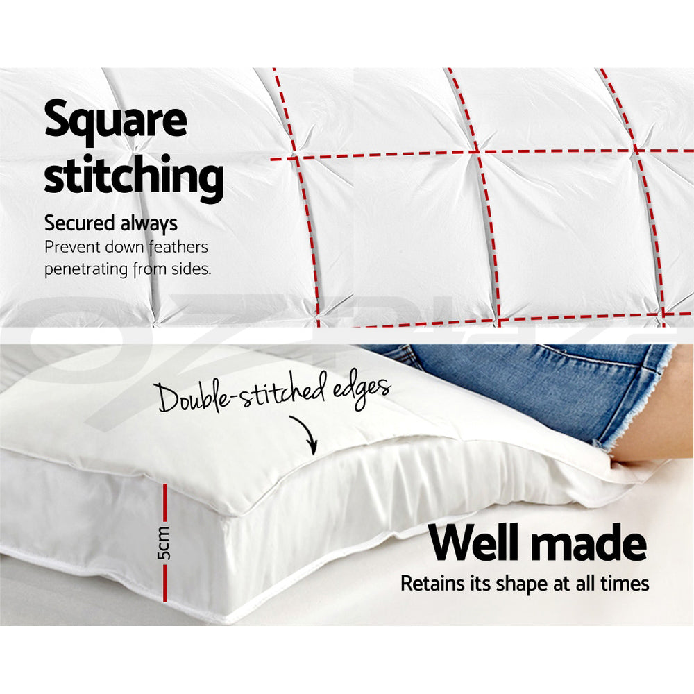 Giselle Queen Mattress Topper Bamboo Fibre Pillowtop Protector-Home &amp; Garden &gt; Bedding-PEROZ Accessories