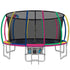Everfit 16FT Trampoline Round Trampolines With Basketball Hoop Kids Present Gift Enclosure Safety Net Pad Outdoor Multi-coloured-Sports & Fitness > Trampolines-PEROZ Accessories