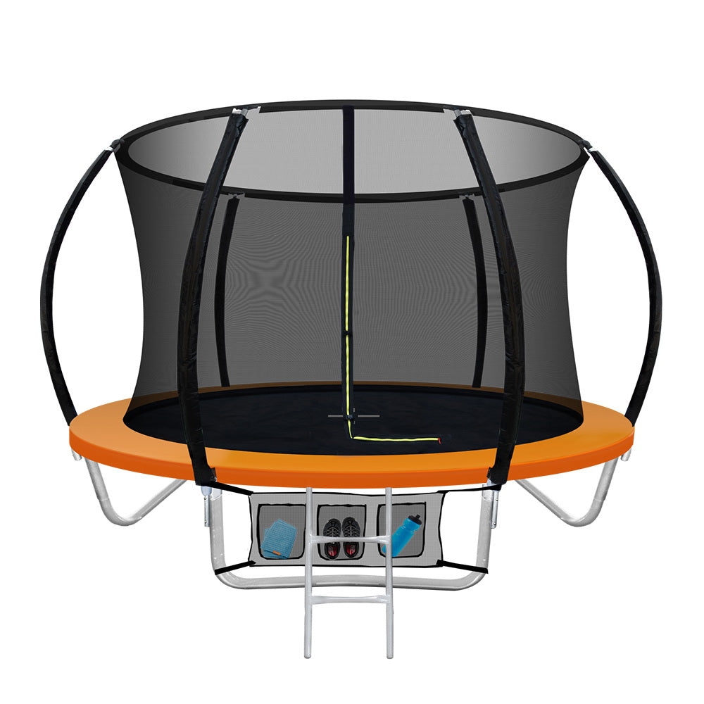 Everfit Trampoline 8FT Kids Trampolines Cover Safety Net Pad Gift Orange-Sports &amp; Fitness &gt; Trampolines-PEROZ Accessories