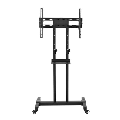 Artiss Steel Mobile TV Stand Cart Height-adjust up to 65&quot; screens 40kg-Furniture &gt; Living Room-PEROZ Accessories
