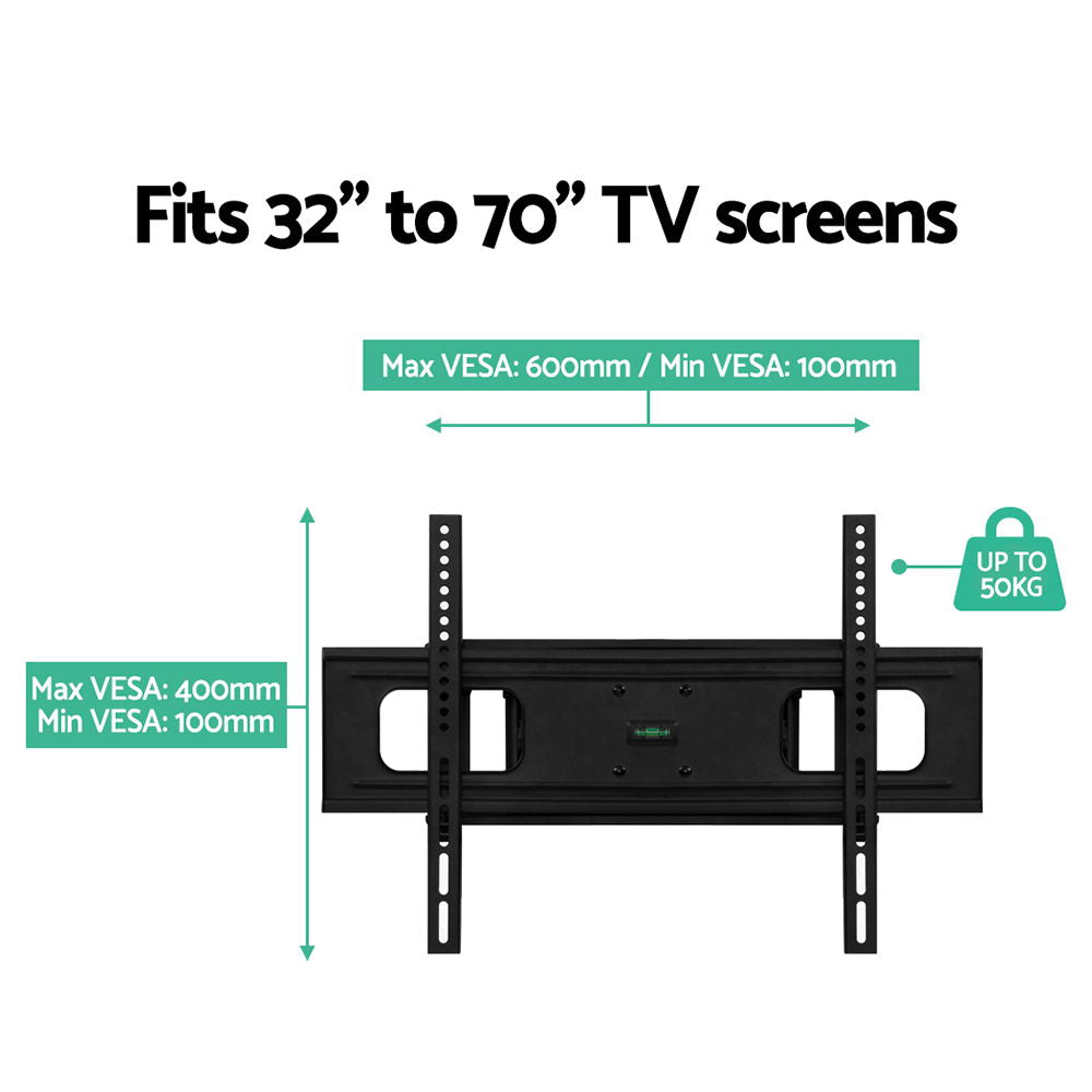 Artiss Full Motion TV Wall Mount Bracket Swivel LED LCD Plasma VESA 32 - 70 Inch-Audio &amp; Video &gt; TV Accessories - Peroz Australia - Image - 5