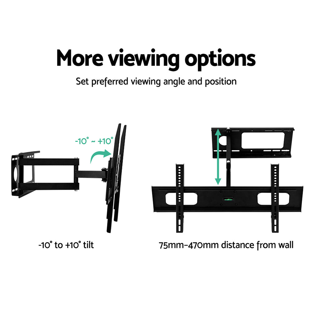 Artiss Full Motion TV Wall Mount Bracket Swivel LED LCD Plasma VESA 32 - 70 Inch-Audio &amp; Video &gt; TV Accessories - Peroz Australia - Image - 7