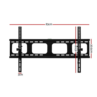 Artiss TV Wall Mount Bracket Tilt Flat Slim LED LCD Plasma 42 55 65 75 90 inch-Audio &amp; Video &gt; TV Accessories - Peroz Australia - Image - 2