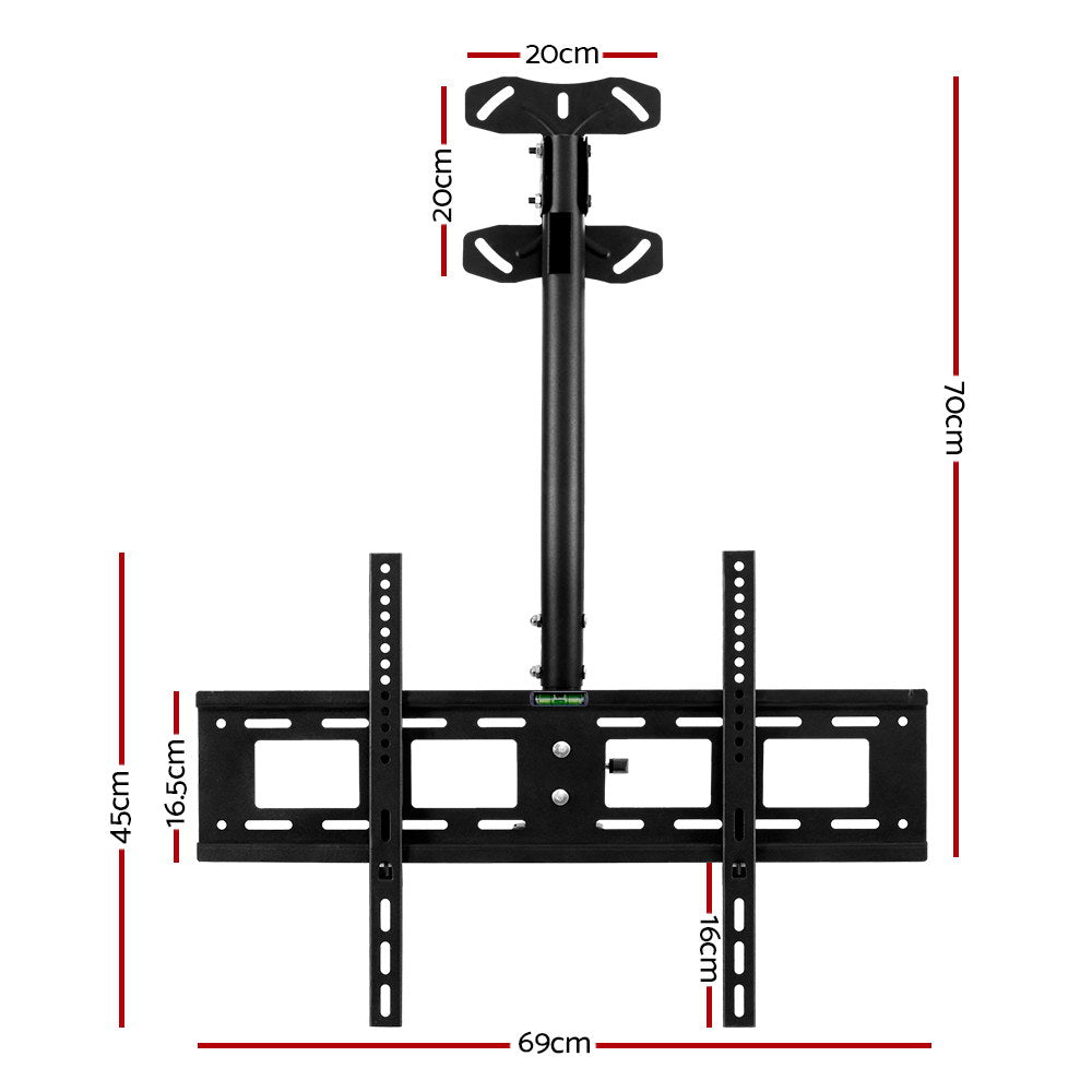 Artiss TV Wall Ceiling Mount Bracket Full Motion Tilt Swivel 32 42 50 55 60 65 70 75 inch-Audio &amp; Video &gt; TV Accessories - Peroz Australia - Image - 2