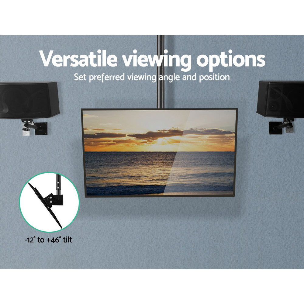Artiss TV Wall Ceiling Mount Bracket Full Motion Tilt Swivel 32 42 50 55 60 65 70 75 inch-Audio &amp; Video &gt; TV Accessories - Peroz Australia - Image - 4