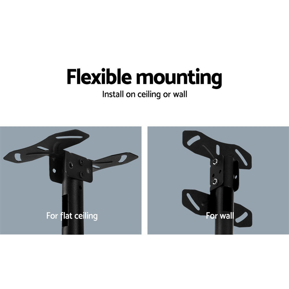 Artiss TV Wall Ceiling Mount Bracket Full Motion Tilt Swivel 32 42 50 55 60 65 70 75 inch-Audio &amp; Video &gt; TV Accessories - Peroz Australia - Image - 5