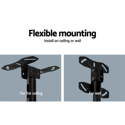 Artiss TV Wall Ceiling Mount Bracket Full Motion Tilt Swivel 32 42 50 55 60 65 70 75 inch-Audio &amp; Video &gt; TV Accessories - Peroz Australia - Image - 5
