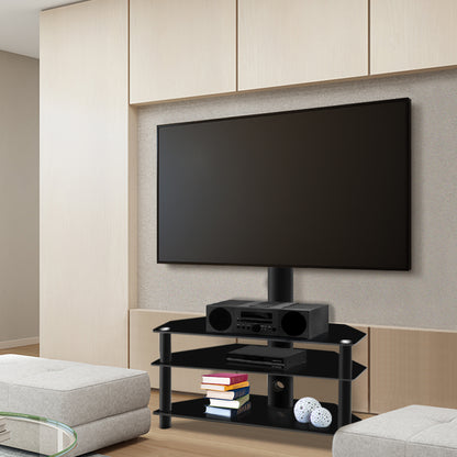 Artiss 3 Tier Floor TV Stand with Bracket Shelf Mount-Audio &amp; Video &gt; TV Accessories - Peroz Australia - Image - 7