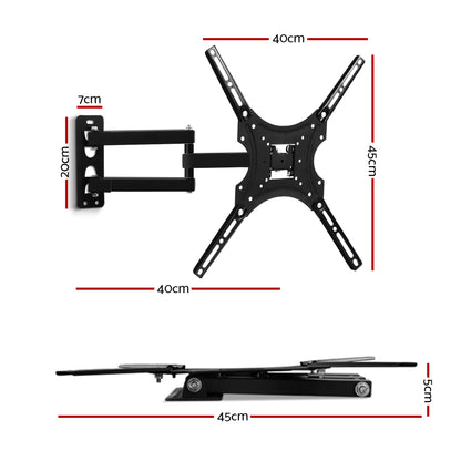 Artiss TV Wall Mount Monitor Bracket Swivel Tilt 24 32 37 40 42 47 50 Inch LED LCD-Audio &amp; Video &gt; TV Accessories - Peroz Australia - Image - 2