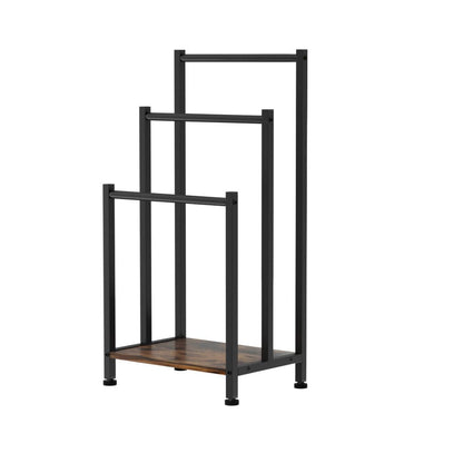 3 Tier Towel Rack Rail Freestanding Holder Bathroom Organizer Laundry Drying Bar-Furniture &gt; Bathroom-PEROZ Accessories