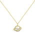 Anyco Necklace Gold Cubic Zirconia 18K Gold Plated Star Planet Pendant Necklace Charm Chain Choker Necklaces Jewelry For Women-Necklace-PEROZ Accessories