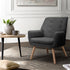 Armchair Tub Single Dining Chair-Furniture > Bar Stools & Chairs - Peroz Australia - Image - 1
