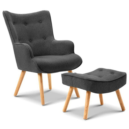 Artiss LANSAR Lounge Accent Chair-Furniture &gt; Bar Stools &amp; Chairs - Peroz Australia - Image - 1