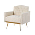 Artiss Armchair Boucle Beige Nicole-Furniture > Bar Stools & Chairs-PEROZ Accessories