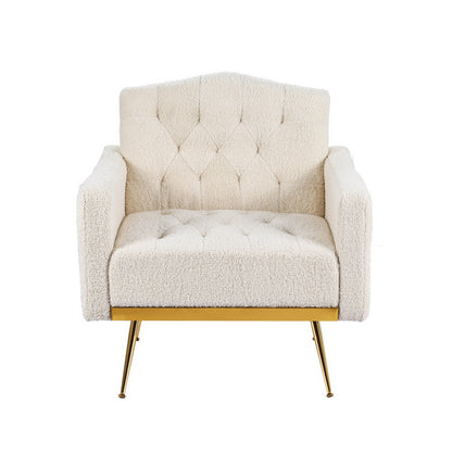 Artiss Armchair Boucle Beige Nicole-Furniture &gt; Bar Stools &amp; Chairs-PEROZ Accessories