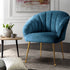 Artiss Armchair Lounge Chair Armchairs Accent Chairs Navy Blue Velvet Sofa Couch-Armchairs - Peroz Australia - Image - 1