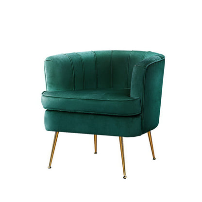 Artiss Armchair Lounge Accent Chair Armchairs Sofa Chairs Velvet Green Couch-Armchairs - Peroz Australia - Image - 3