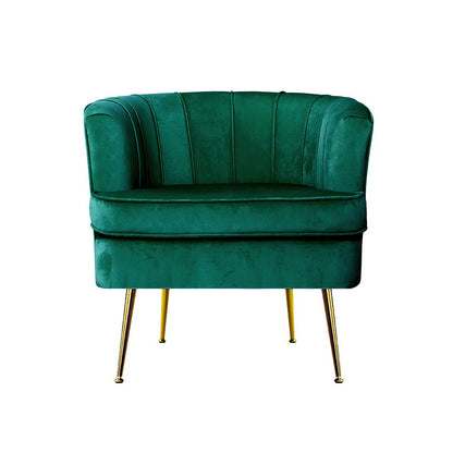 Artiss Armchair Lounge Accent Chair Armchairs Sofa Chairs Velvet Green Couch-Armchairs - Peroz Australia - Image - 5