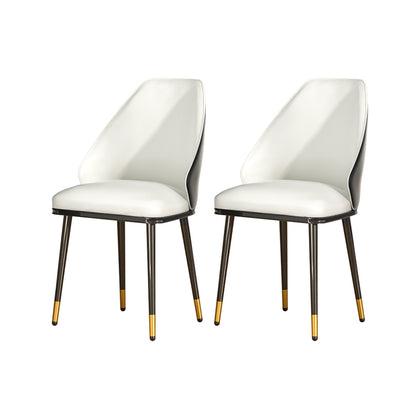 Artiss Dining Chairs Wooden Chair Kitchen Cafe Faux Leather Padded Seat Set Of 2-Furniture &gt; Dining-PEROZ Accessories