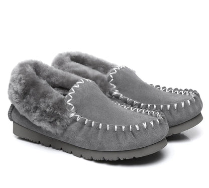 Australian Shepherd Kids Ankle Slippers popo Moccasins-Slippers-PEROZ Accessories