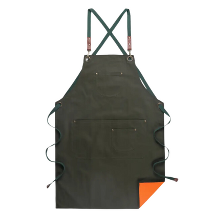 Anyhouz Kitchen Apron Orange Green Newest Solid Cooking Apron for Men and Women Chef Waiter Cafe Hairdresser Bibs Garden Accessory Hot-Aprons-PEROZ Accessories