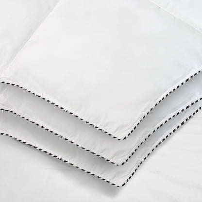 Royal Comfort Bamboo Blend Quilt 250GSM Luxury Duvet 100% Cotton Cover - Queen - White-Home &amp; Garden &gt; Bedding-PEROZ Accessories