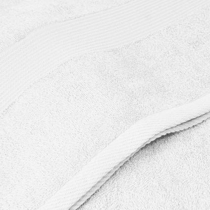 Royal Comfort 5 Piece Cotton Bamboo Towel Set 450GSM Luxurious Absorbent Plush - White-Towels-PEROZ Accessories