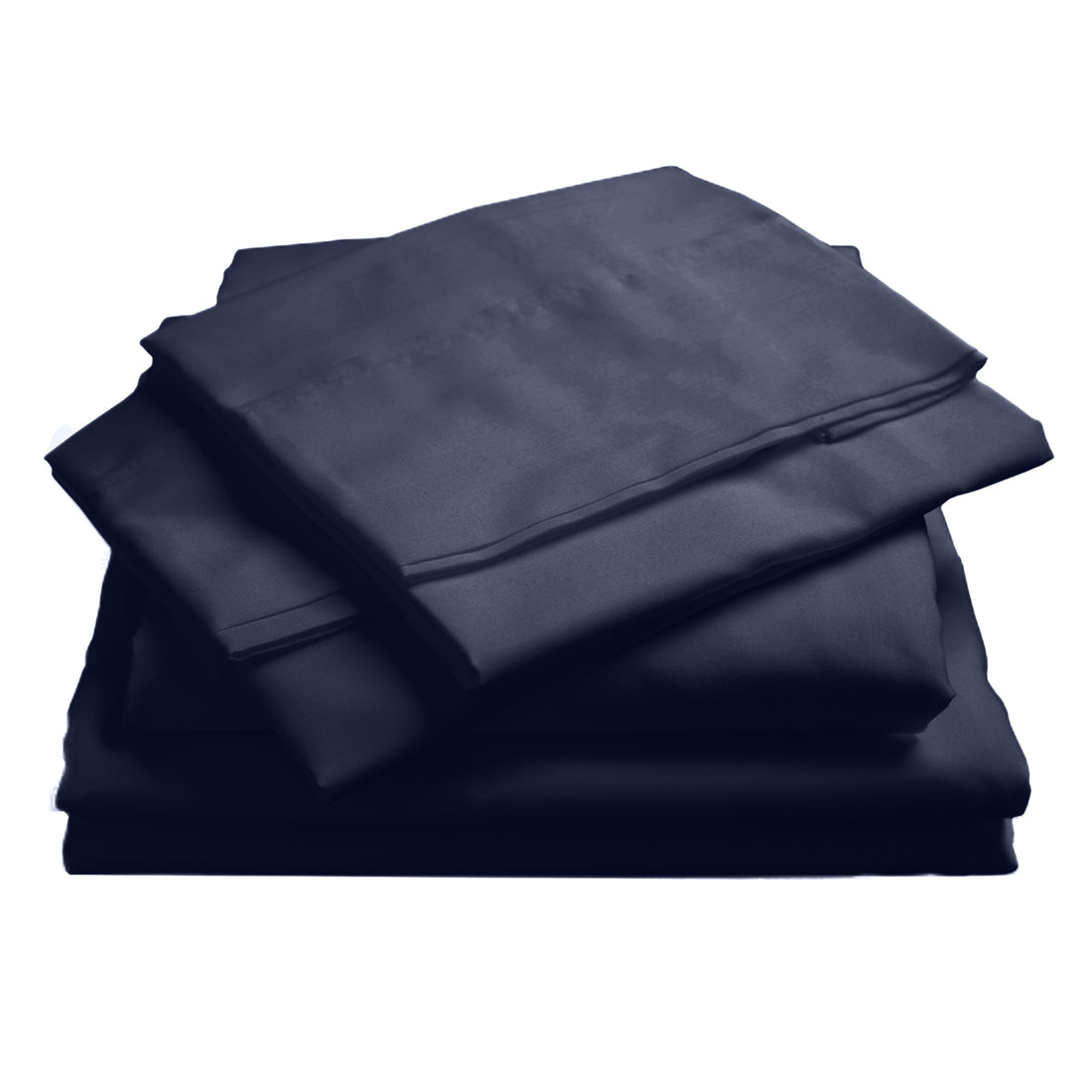 Royal Comfort 1000TC Hotel Grade Bamboo Cotton Sheets Pillowcases Set Ultrasoft - Queen - Royal Blue-Bed Sheets-PEROZ Accessories
