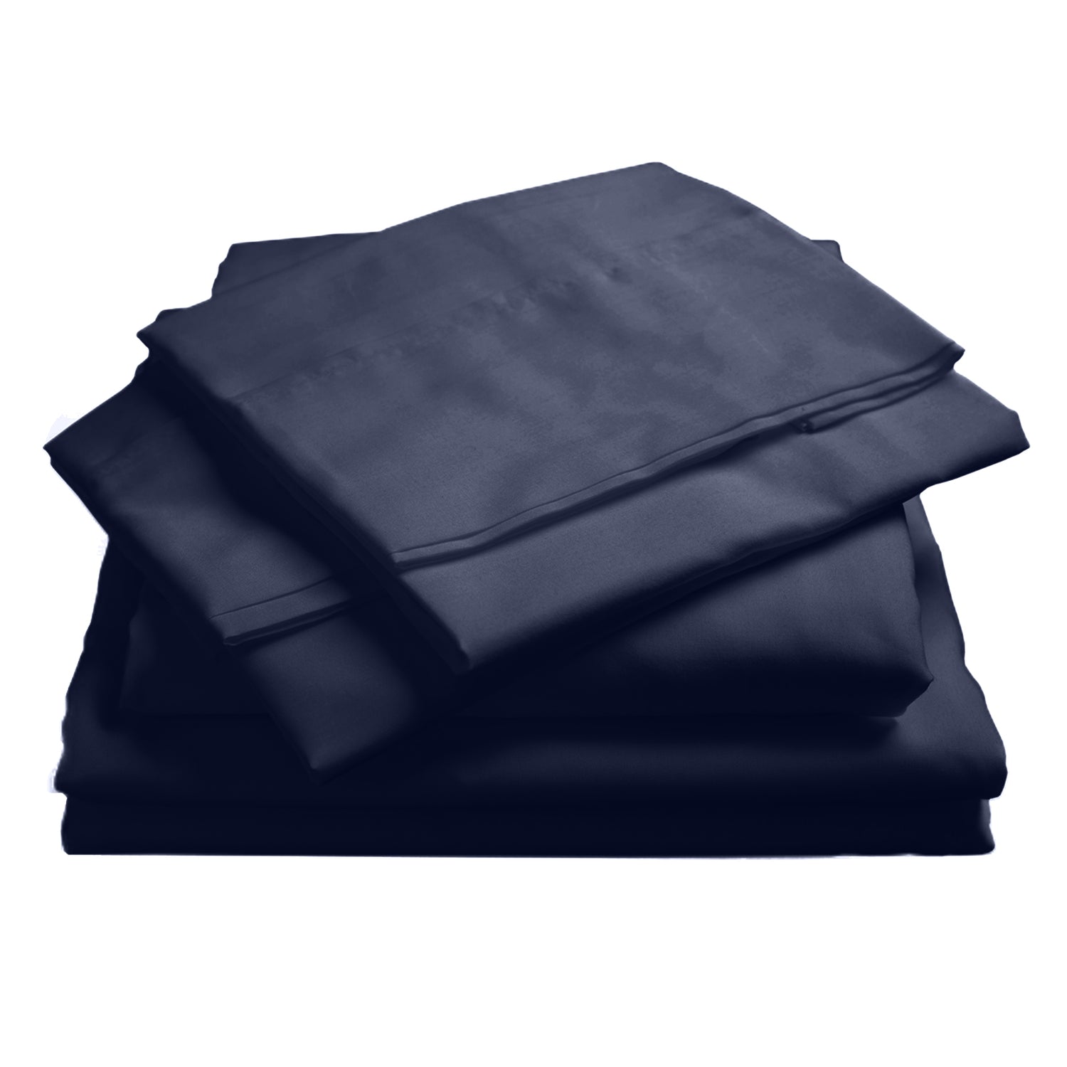 Royal Comfort 1000TC Hotel Grade Bamboo Cotton Sheets Pillowcases Set Ultrasoft - Queen - Royal Blue-Bed Sheets-PEROZ Accessories