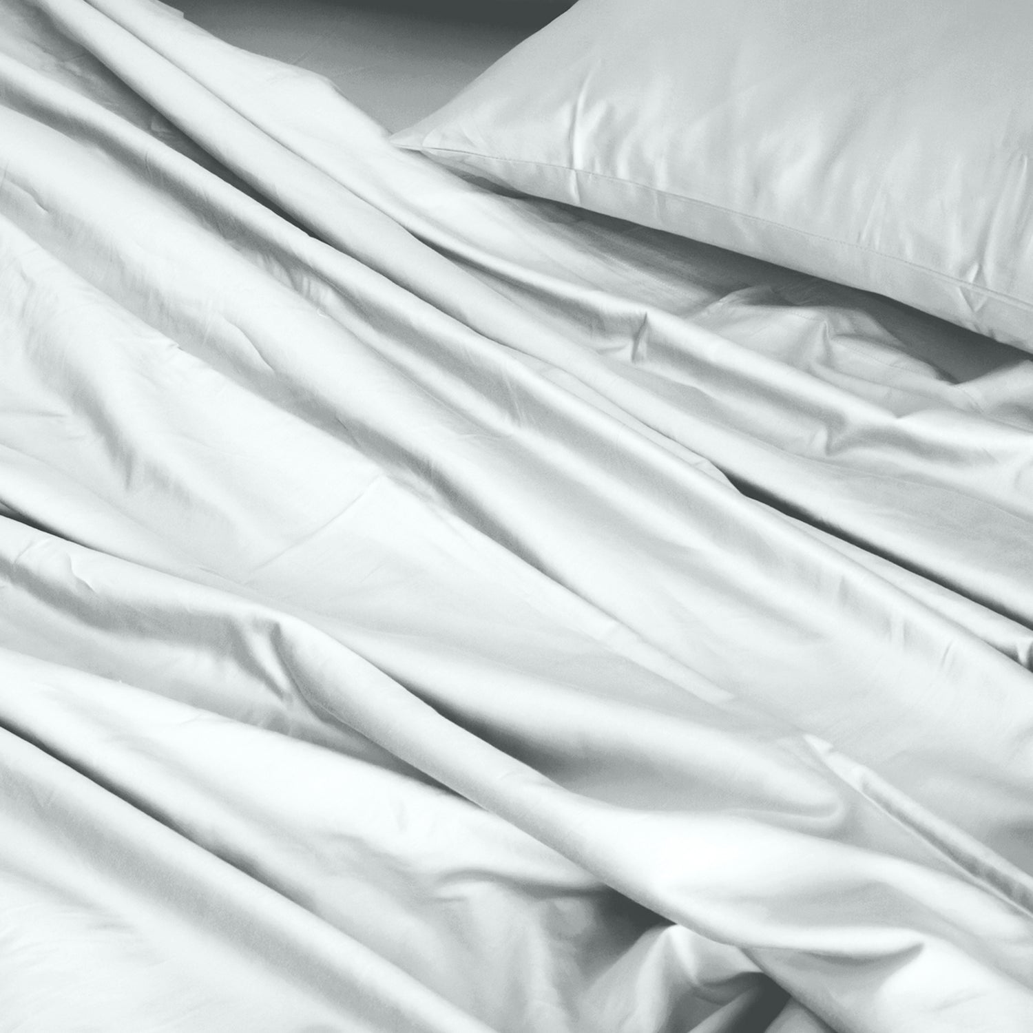 Royal Comfort 1000TC Hotel Grade Bamboo Cotton Sheets Pillowcases Set Ultrasoft - King - Cool Grey-Bed Sheets-PEROZ Accessories