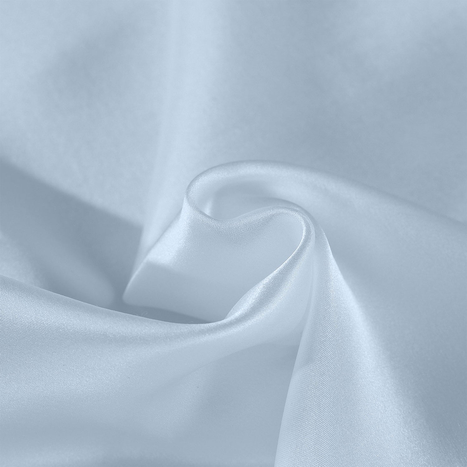 Royal Comfort Mulberry Soft Silk Hypoallergenic Pillowcase Twin Pack 51 x 76cm - Soft Blue-Pillowcases-PEROZ Accessories