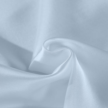 Royal Comfort Mulberry Soft Silk Hypoallergenic Pillowcase Twin Pack 51 x 76cm - Soft Blue-Pillowcases-PEROZ Accessories