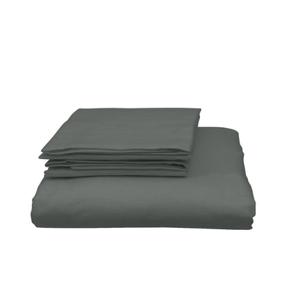 Royal Comfort Bamboo Blended Quilt Cover Set 1000TC Ultra Soft Luxury Bedding - King - Charcoal-Home &amp; Garden &gt; Bedding-PEROZ Accessories