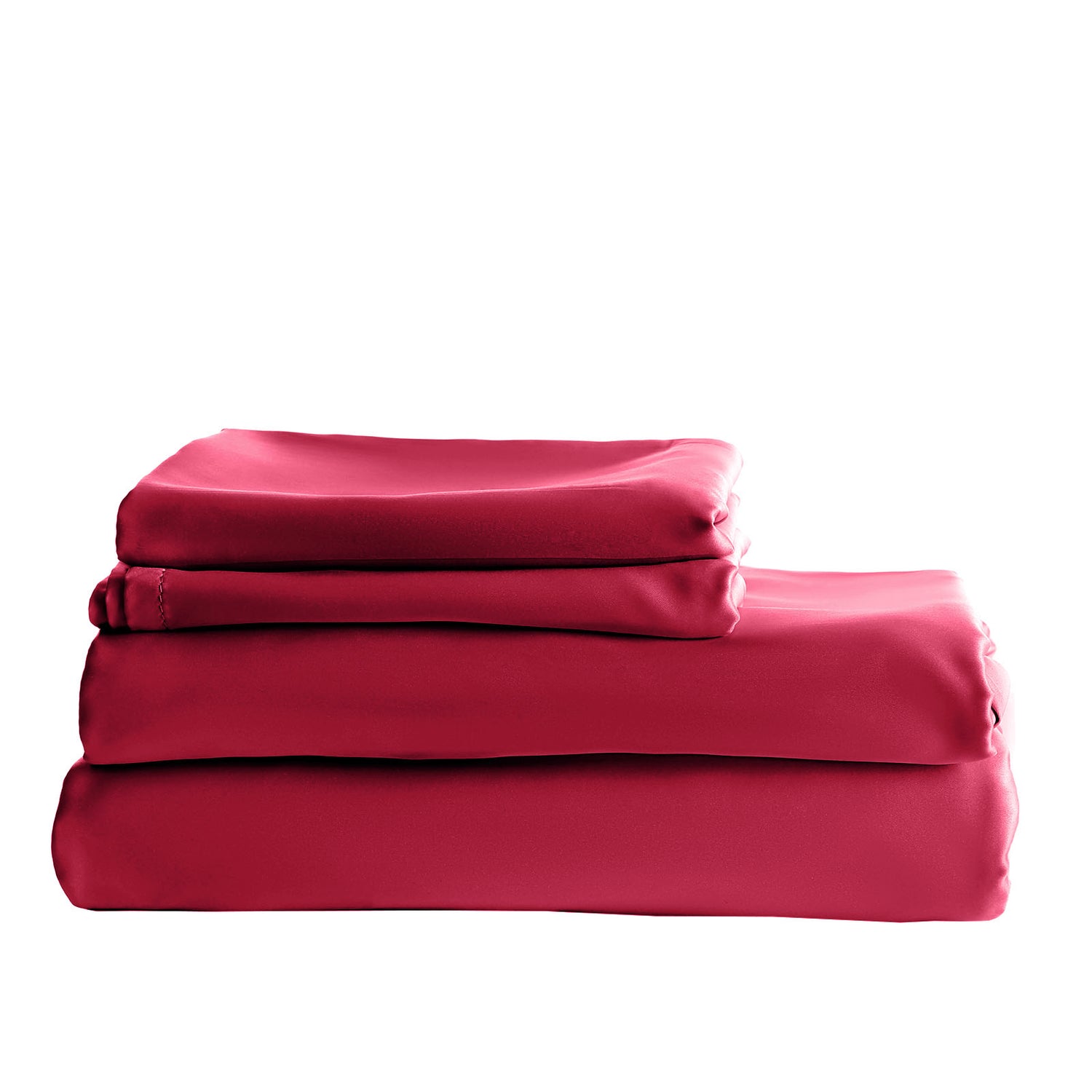 Balmain 1000 Thread Count Hotel Grade Bamboo Cotton Quilt Cover Pillowcases Set - King - Bordeaux-Quilt Covers-PEROZ Accessories