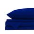 Royal Comfort Vintage Washed 100% Cotton Sheet Set Fitted Flat Sheet Pillowcases - Single - Royal Blue-Home & Garden > Bedding-PEROZ Accessories
