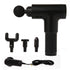 FitSmart LCD Display 6 Level Vibration Therapy Device Massage Gun Black-Massagers-PEROZ Accessories