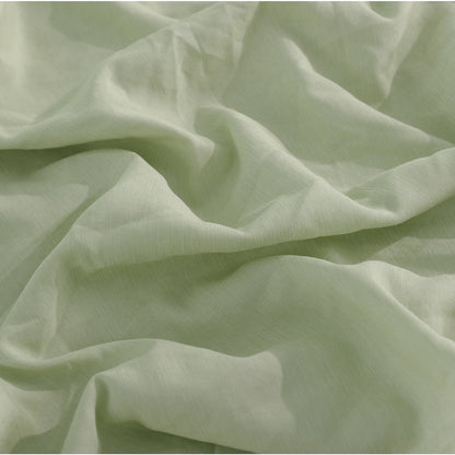 Royal Comfort Flax Linen Blend Sheet Set Bedding Luxury Breathable Ultra Soft - Queen - Sage Green-Home &amp; Garden &gt; Bedding-PEROZ Accessories