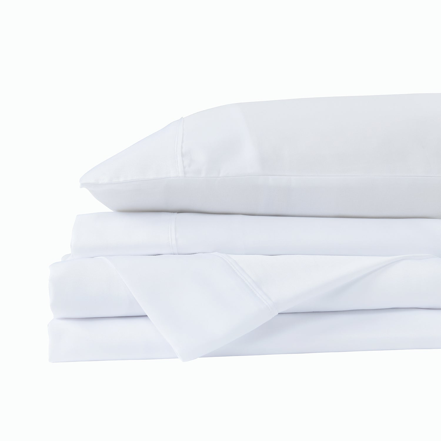 Royal Comfort 600 Thread Count Cooling Ultra Soft Tencel Eucalyptus Sheet Set - King - White-Home &amp; Garden &gt; Bedding-PEROZ Accessories