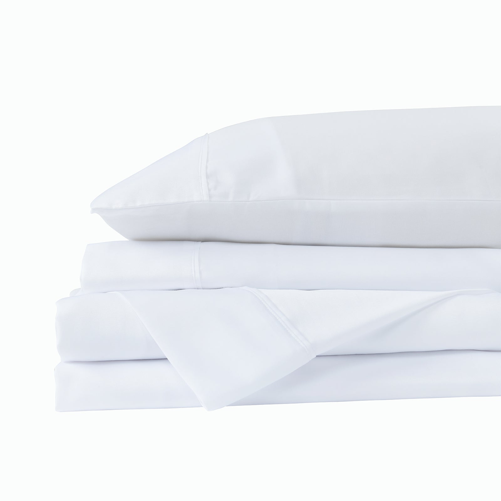 Royal Comfort 600 Thread Count Cooling Ultra Soft Tencel Eucalyptus Sheet Set - King - White-Home &amp; Garden &gt; Bedding-PEROZ Accessories