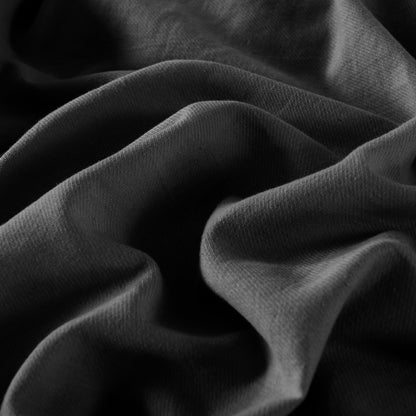 Royal Comfort Hemp Braid Cotton Blend Quilt Cover Set Reverse Stripe Bedding - Queen - Charcoal-Home &amp; Garden &gt; Bedding-PEROZ Accessories