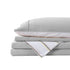 Royal Comfort Hemp Braid Cotton Blend Quilt Cover Set Reverse Stripe Bedding - King - Light Grey-Home & Garden > Bedding-PEROZ Accessories