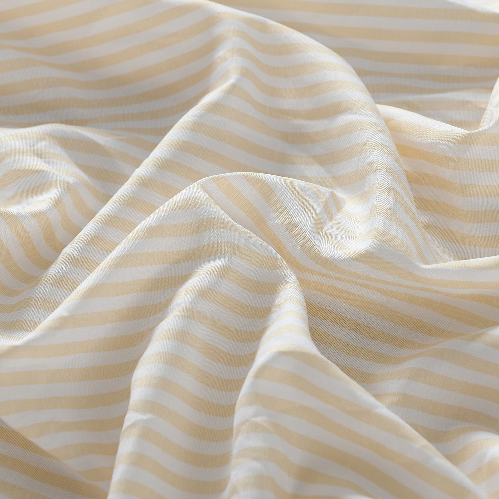 Royal Comfort Stripes Linen Blend Sheet Set Bedding Luxury Breathable Ultra Soft - Queen - Beige-Home &amp; Garden &gt; Bedding-PEROZ Accessories