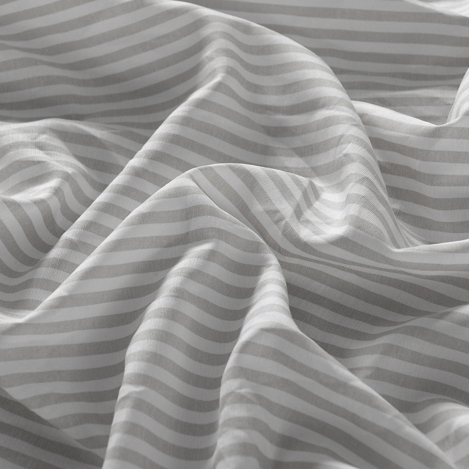 Royal Comfort Stripes Linen Blend Sheet Set Bedding Luxury Breathable Ultra Soft - Queen - Grey-Home &amp; Garden &gt; Bedding-PEROZ Accessories