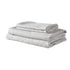Royal Comfort Stripes Linen Blend Sheet Set Bedding Luxury Breathable Ultra Soft - Queen - Grey-Home & Garden > Bedding-PEROZ Accessories