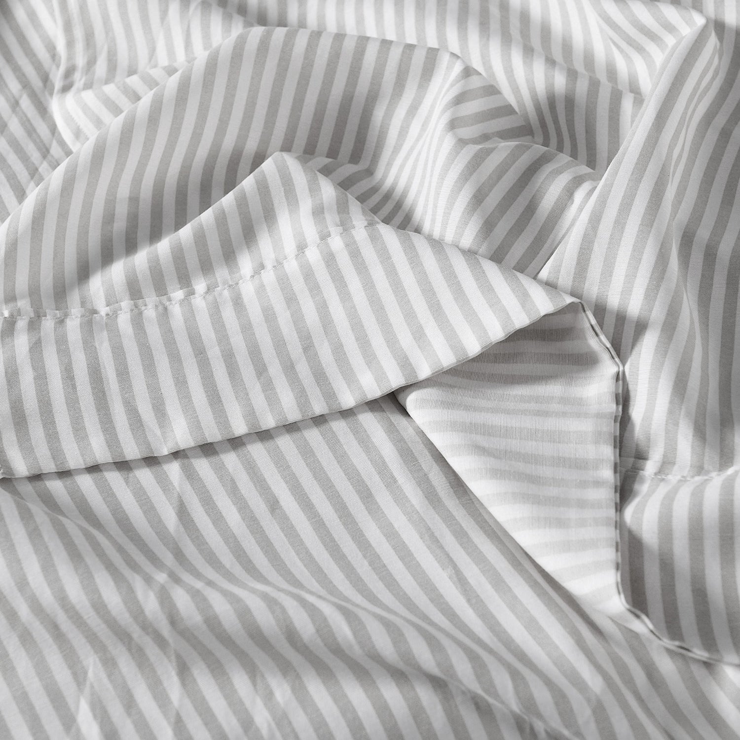 Royal Comfort Stripes Linen Blend Sheet Set Bedding Luxury Breathable Ultra Soft - King - Grey-Home &amp; Garden &gt; Bedding-PEROZ Accessories