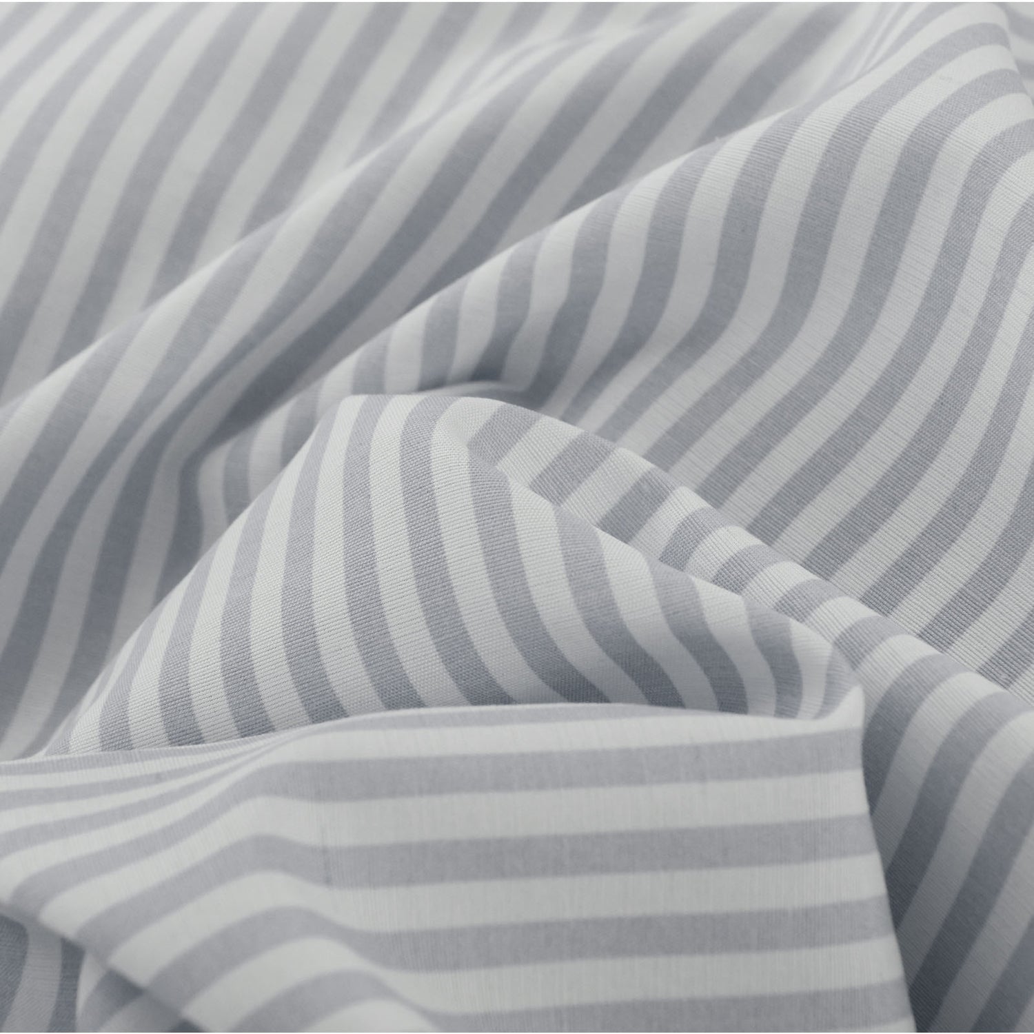 Royal Comfort Striped Flax Linen Blend Quilt Cover Set Soft Touch Bedding - Queen - Grey-Home &amp; Garden &gt; Bedding-PEROZ Accessories