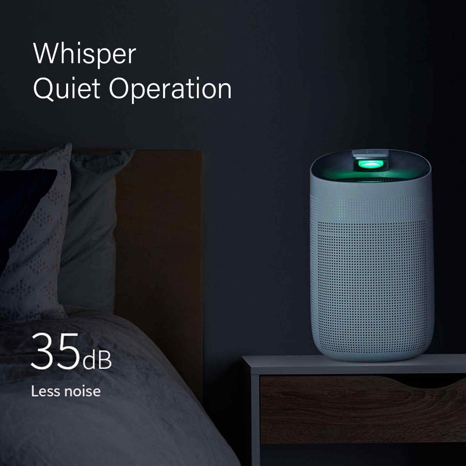 MyGenie 2-in-1 Air Purifier and Dehumidifier WI-FI Control HEPA Filter White-Air Purifiers-PEROZ Accessories